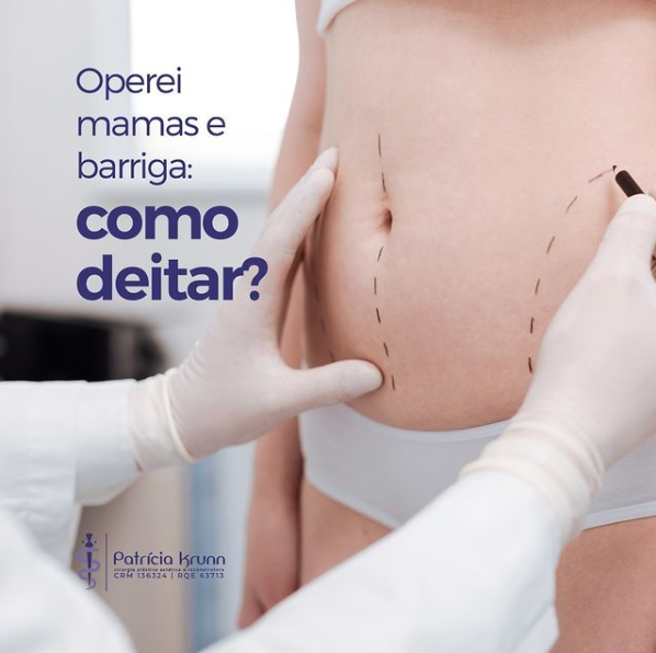 Operei mamas e barriga, como deitar?